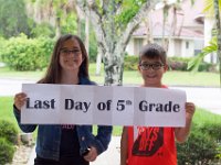 Luke and Ella Last Day of 5th Grade